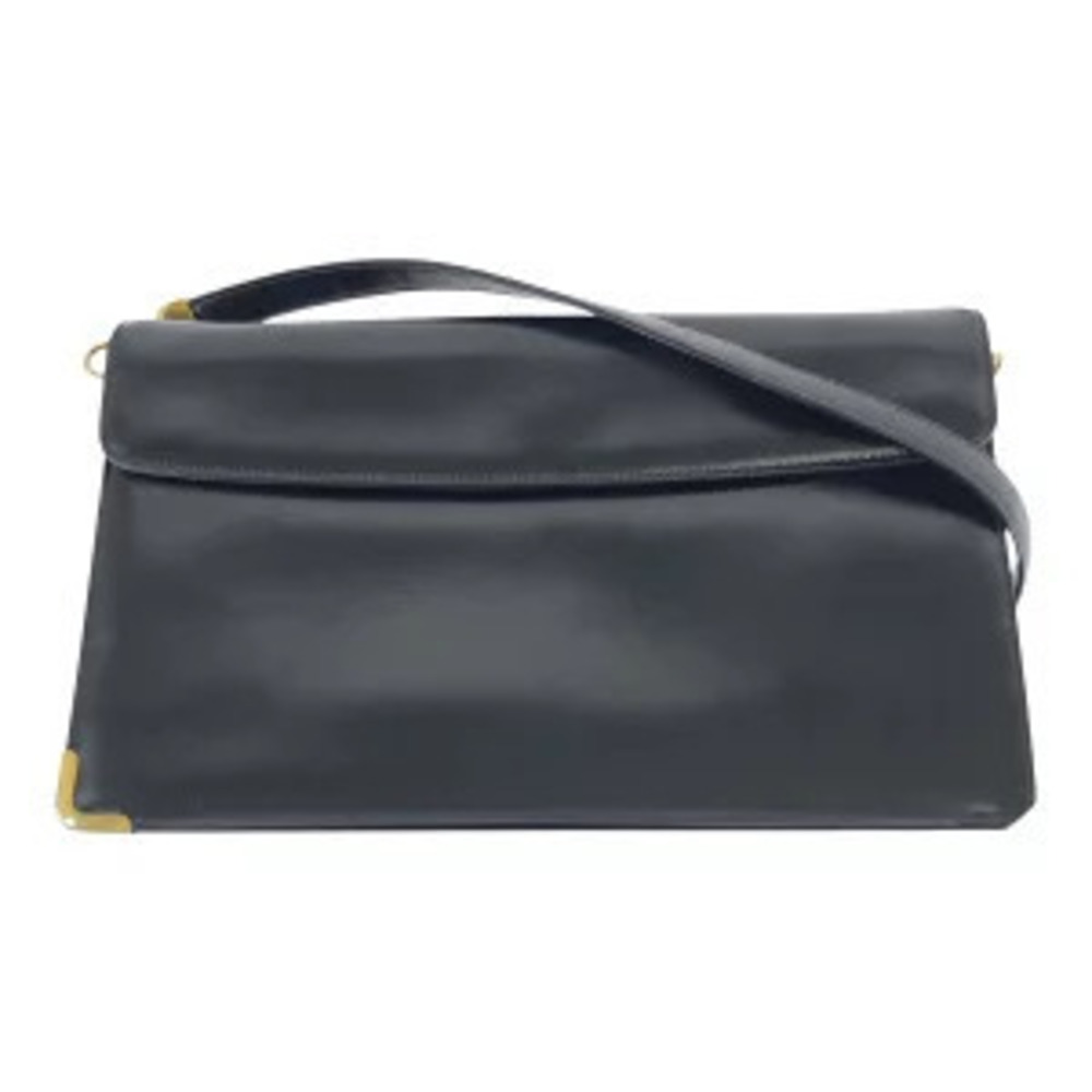 Christian Dior Black Leather Shoulder Bag Pouch - Picture 2 of 9